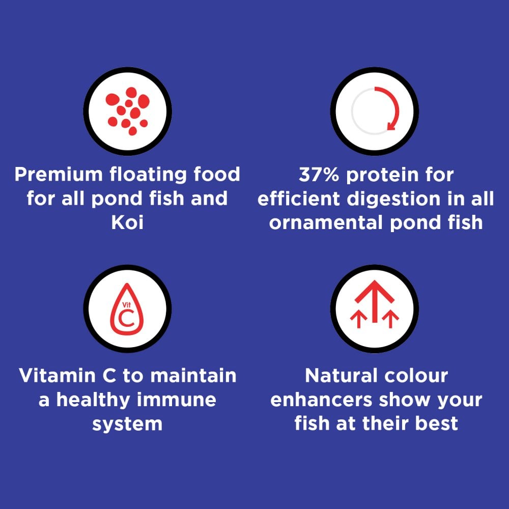 NISHIKOI GROWTH 4MM MED 350G