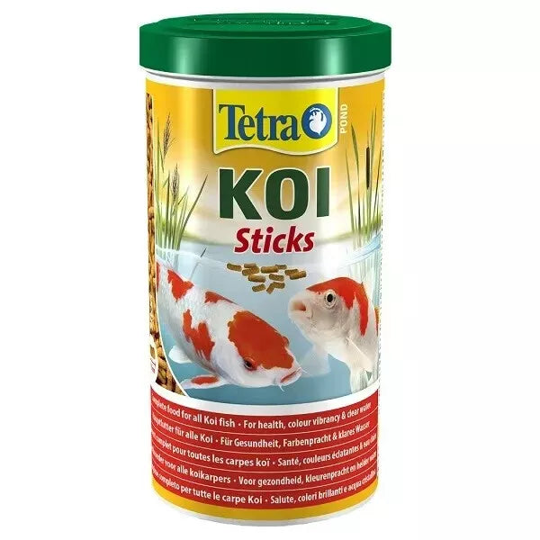 Tetra Pond Koi Sticks Floating Staple Fish Food - All Koi Carp 1L