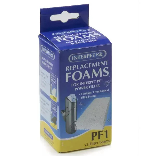 Interpet PF1 Replacement Filter Sponge Foam Pad 3 PACK
