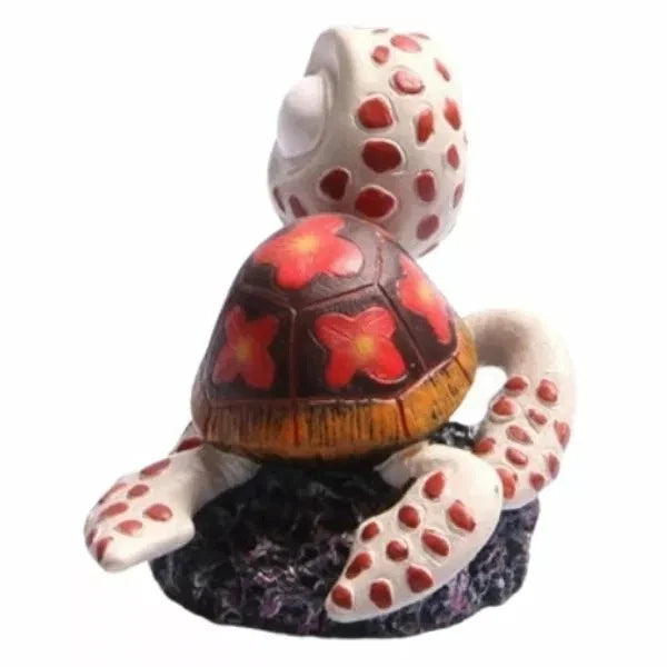 Aqua One Aquarium Decoration Baby Sea Turtle Bright & Fun Fish Ornament for Kids