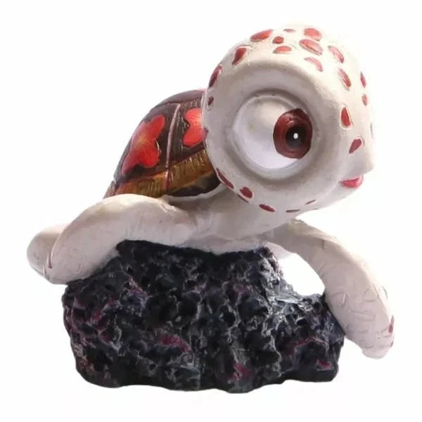 Aqua One Aquarium Decoration Baby Sea Turtle Bright & Fun Fish Ornament for Kids