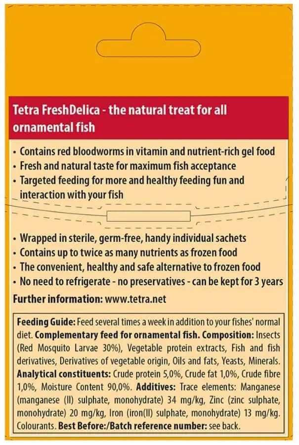 Tetra Fresh Delica Bloodworms 16 x 3g